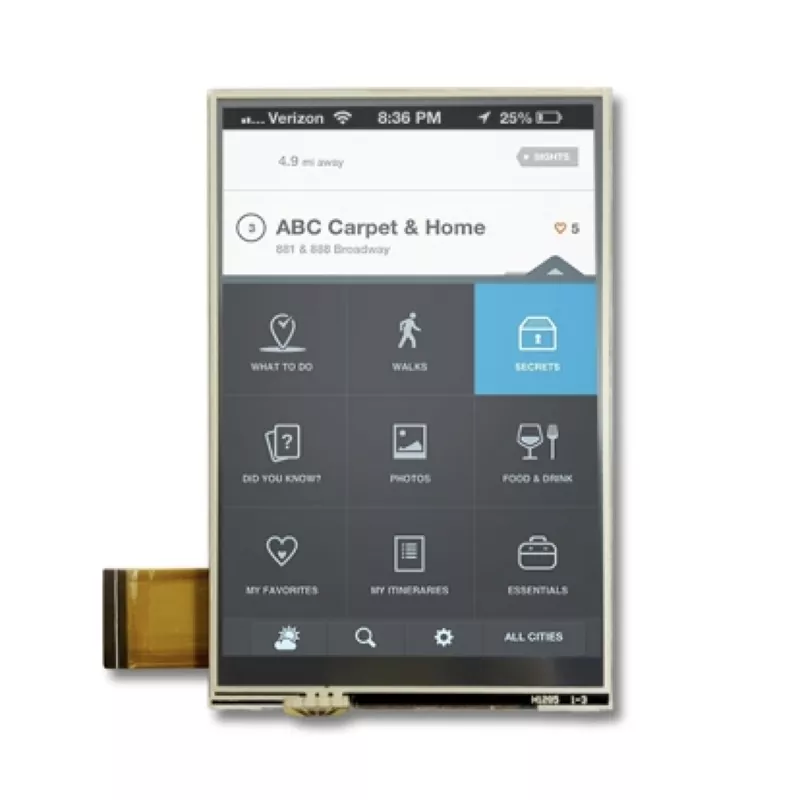 3.5 '' '' '320x480 ခံနိုင်ရည် tot tft module