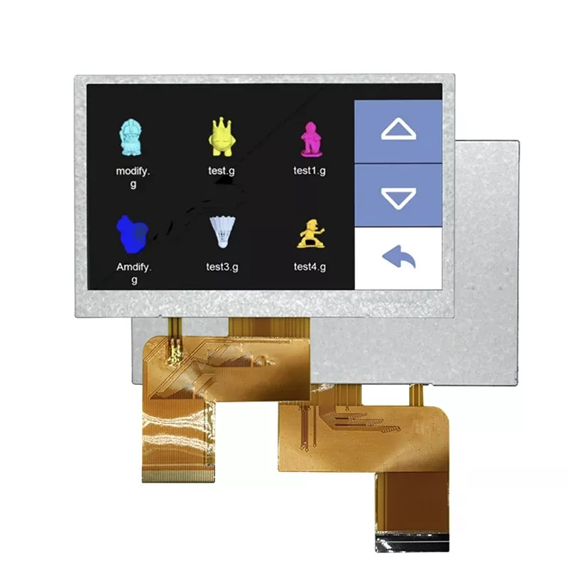 4.3 '' 480 * 272 ကျယ်ပြန့်သောအပူချိန် TFT Module