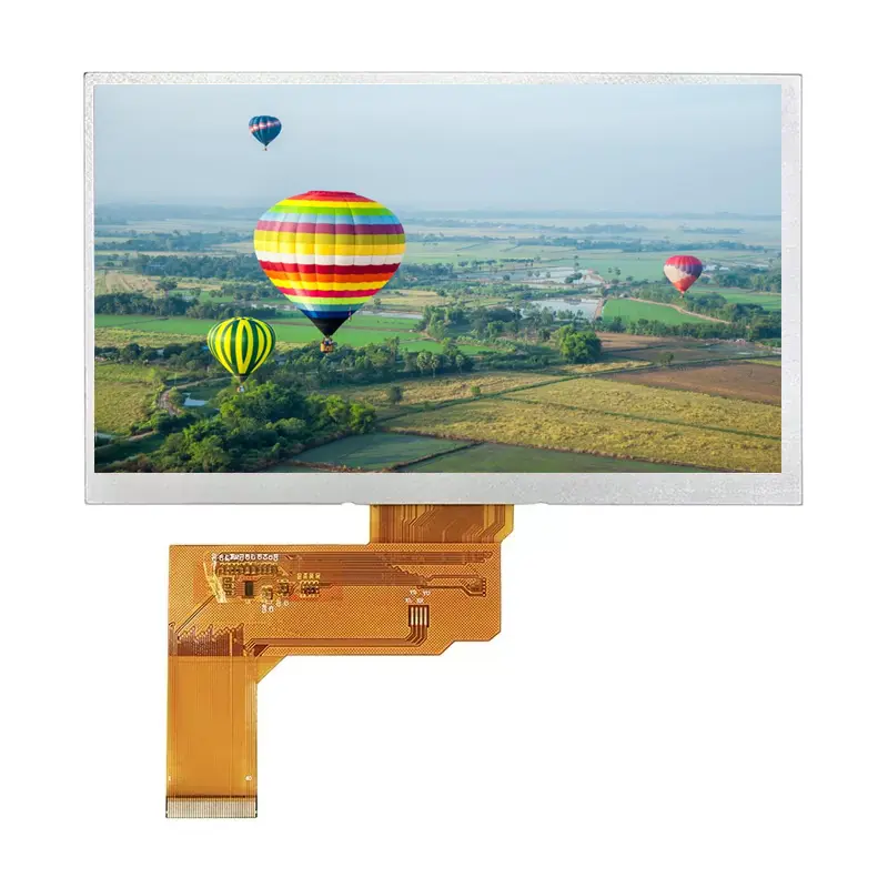 7 လက်မကျယ်ပြန့်အပူချိန် TFT Module