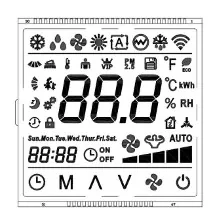 va အပျက်သဘော LCD module